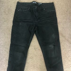 Joe Fresh black skinny jeans size 14